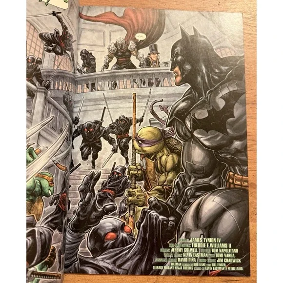 BATMAN TEENAGE MUTANT NINJA TURTLES # 3 VF/NM DC COMICS 2016 - Picture 9 of 10